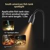 Luce per Acquario Illuminazione Aquascaping Serbatoio a Cascata Illuminazione a LED Serbatoio Antico Atmosfera Torce Serbatoio Spotlight a Fascio Regolabile