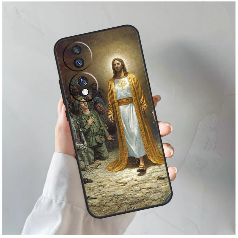 God Jesus Case For Honor Magic 6 Pro 50 70 90 Lite Magic 5 Pro X7 X8 X9 X6a X7a X8a X9a X8b X9b Cover