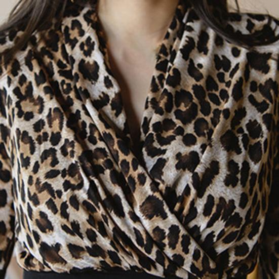 Vestito Sottile Facile da Indossare Poliestere Manica Lunga Donna Vestito Mini per Quotidiano