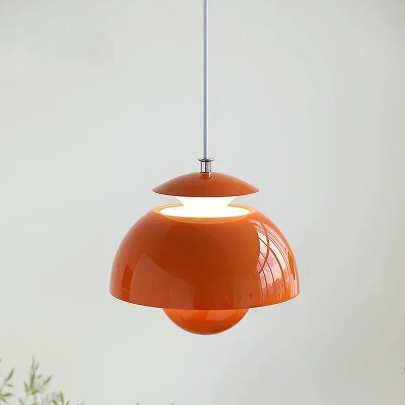 Nordisches Design Blütenknospe LED Pendelleuchte Restaurant Creme Stil Pendelleuchte Schlafzimmer Nachttisch Dänischer Klassiker Heimdekoration