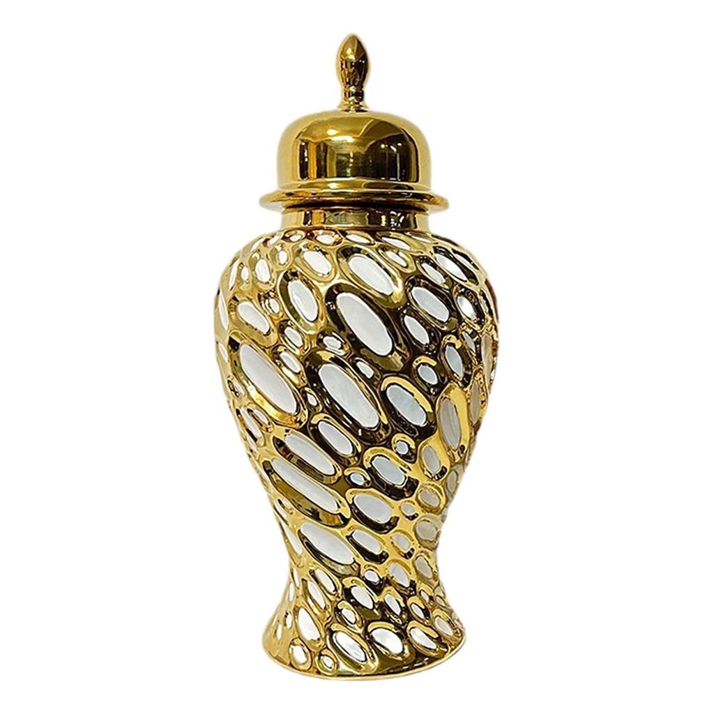 Elegant Porcelain Storage Jar - Chinese Inspired Decor for Home and Events