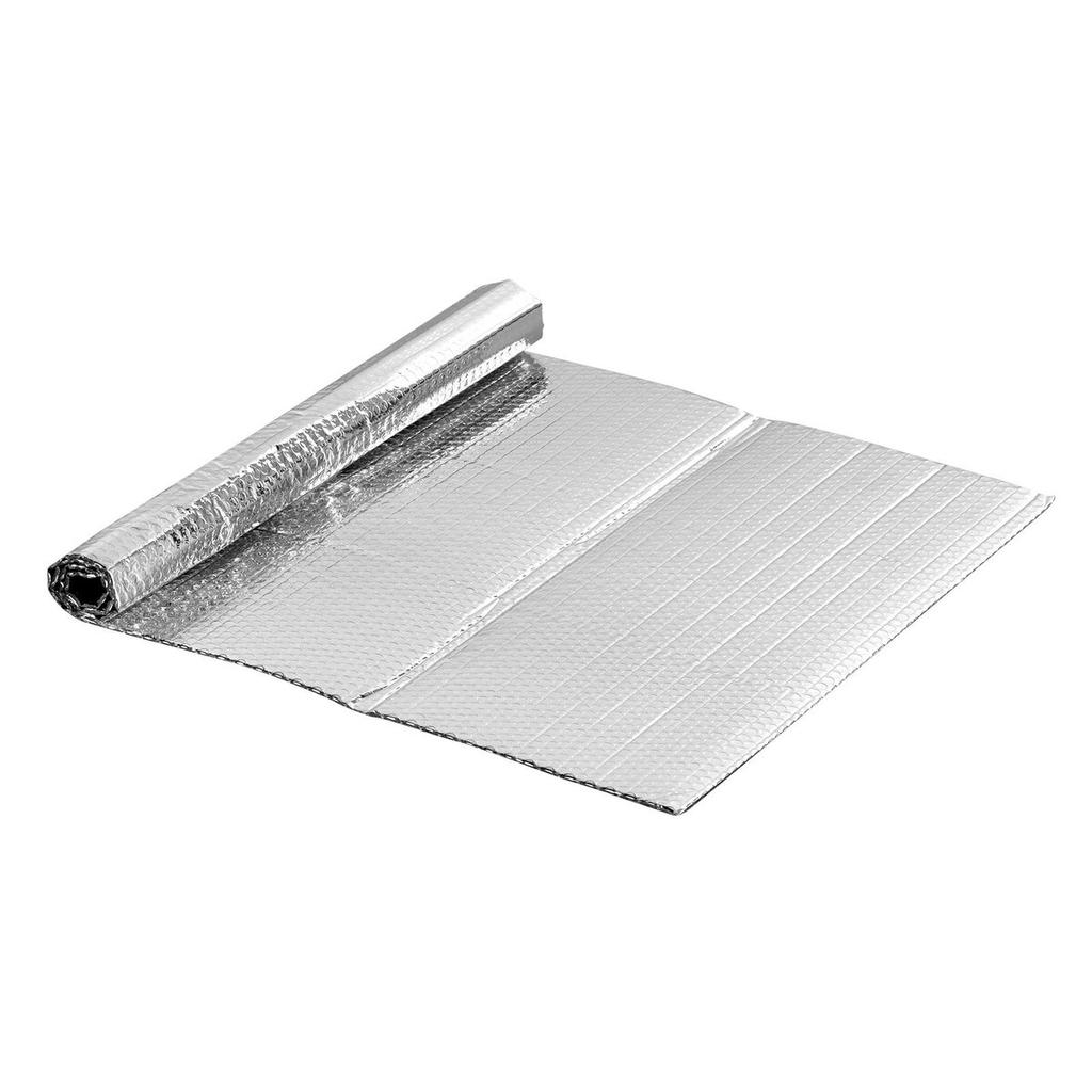 Double Reflective Insulation Sheet, 16PCS Double-Sided Aluminum Foil Radiant Barrier, 6mm 1.22 M X 0.61 M, Dual-Layer Air Bubble Heat Reflective