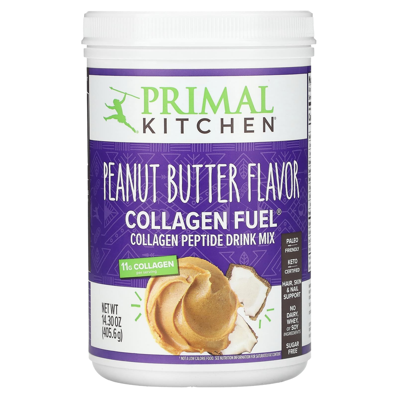 

Collagen Fuel, Peanut Butter, 405.6G (14.3Oz)