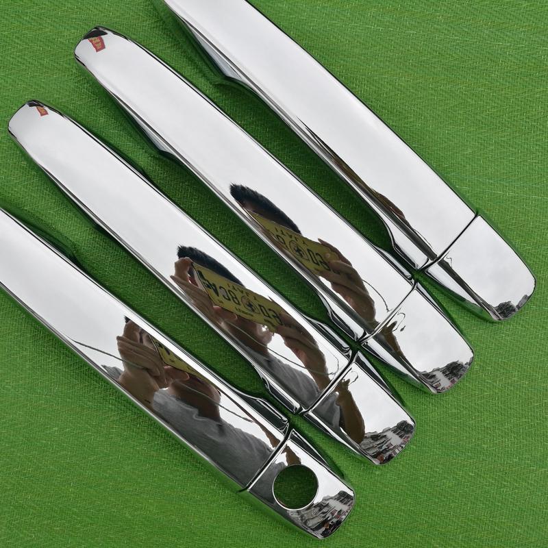 for Subaru XV 2012 - 2017 Luxurious Chrome Handle Cover Trim Set 2013 2014 2015 2016 No Rust Accessories Stickers Car Styling