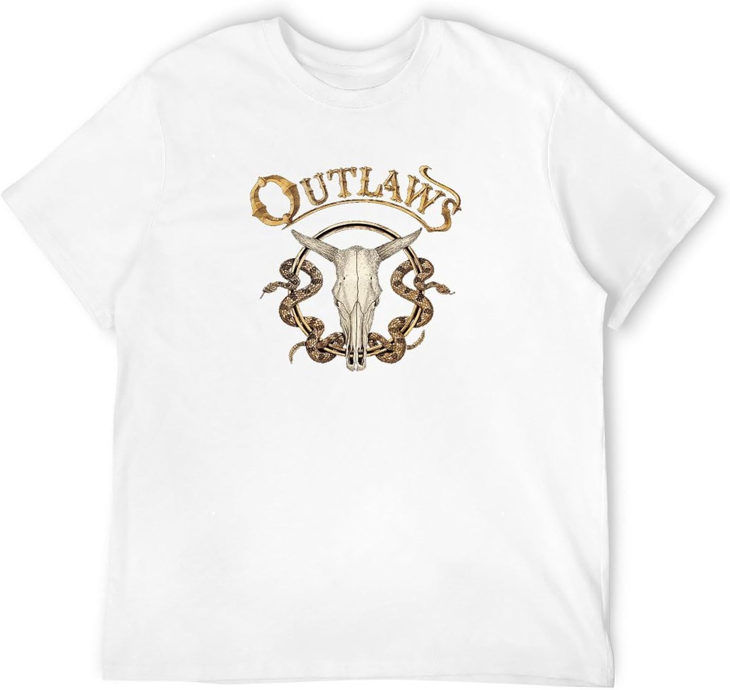 The Outlaws Southern Clothing Mens T Shirt M белый