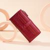 Women’s Crocodile Embossed PU Leather Long Wallet Large Capacity Zipper Clutch Purse Multi Card Holder Coin Pocket Organizer
