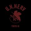 COSPA EVANGELION NERV Dry PRETO Tamanho G [Oficial] Camiseta