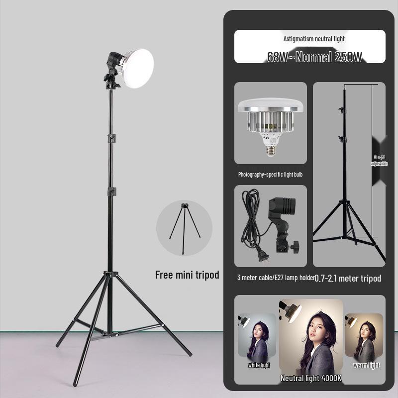 

Світлодіодний прожектор Фото Макіяж Світло для Мобільного - Нейтральне Постійне Світло, Розсіяне Заповнювальне Світло для Прямих Трансляцій, Фотографії та Атмосфери. Default