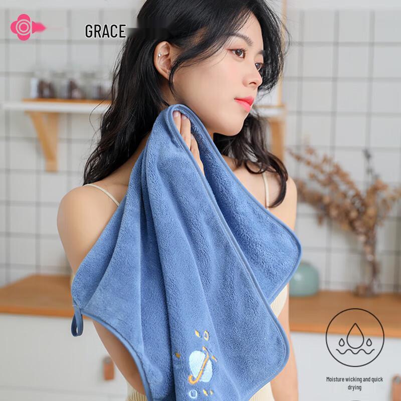Grace Antibacterial Embroidered Towel Set (3-Pack)