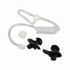 Acoustic Coil Tube Universal Replacement Acoustic Tube with Silicone Earplugs for Two Way Radio