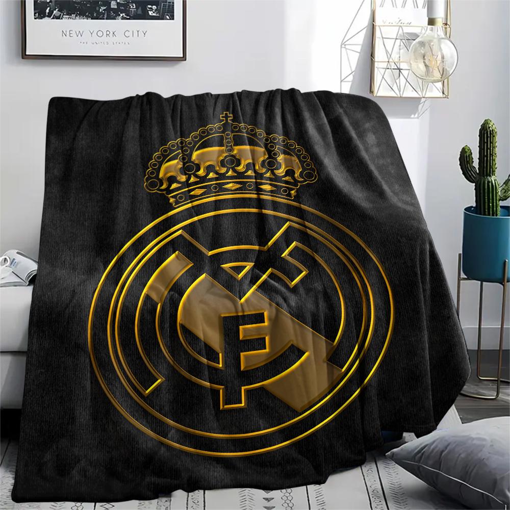 

Мадрид, візерунок, Фланелева ковдра, Висока якість, Зручна для всіх сезонів, Декор для дому, Тепло та комфорт, Ідеально для подарунків. 130cm x 150cm