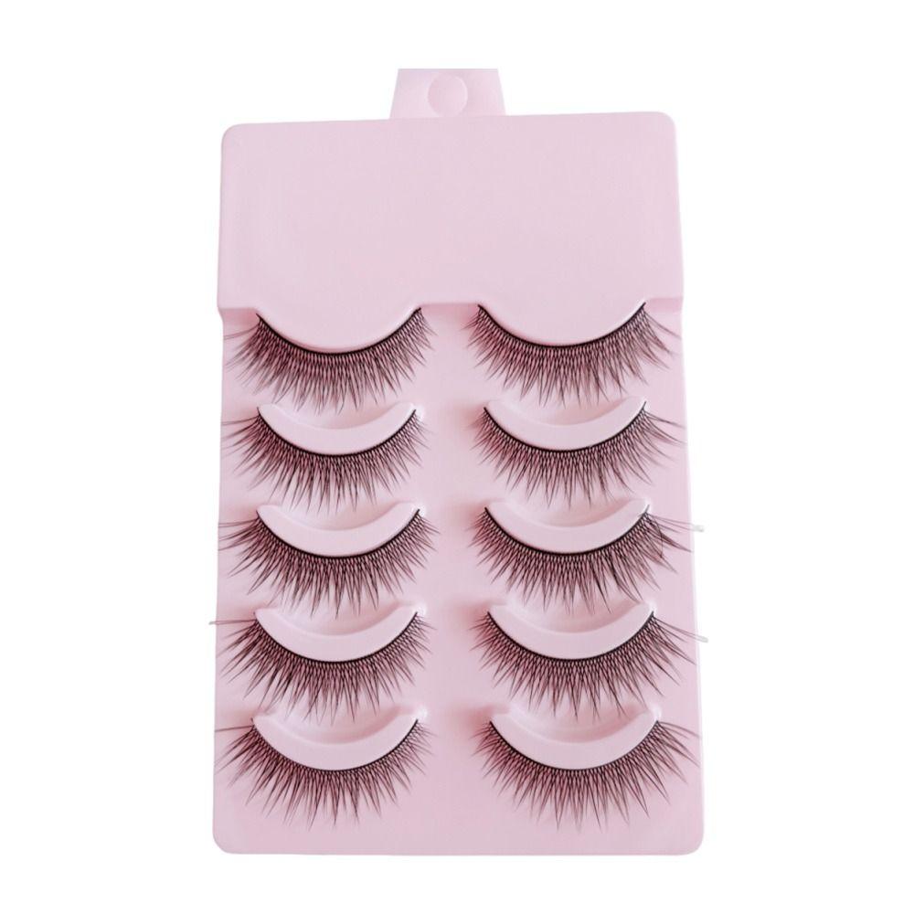 5/10 Pairs Soft False Eyelash Extension Dramatic Mink Eyelashes Beauty Faux Cils  Eyelash Extension