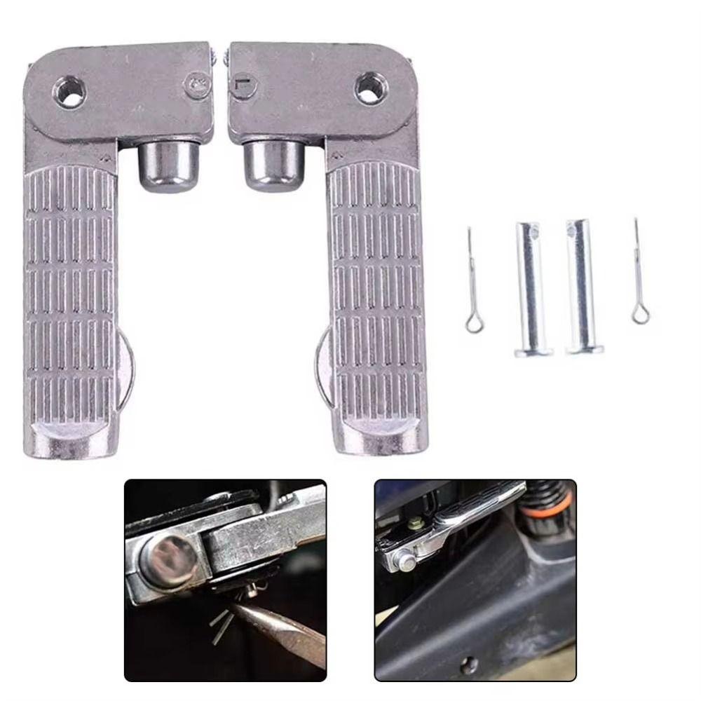 Aluminum Zinc Zinc Alloy Electric Bicycle Pedals Non Slip E Bike Foot Rests  Replacement Parts