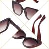 Oversized Cat Eye Sunglasses Women Luxury Brand Fashion Large Frame Square Sun Glasses Retro Trendy Cateye Eyewear