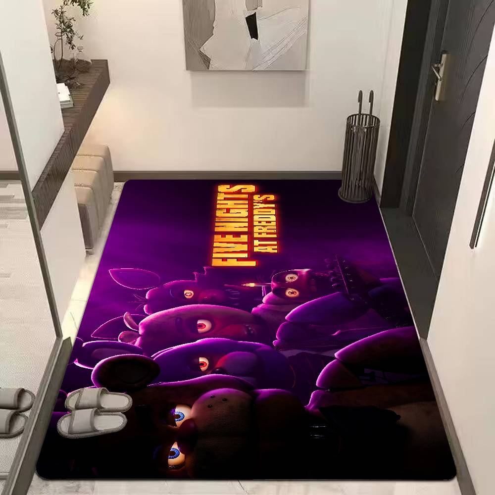 F-Fnaf F-Five-N-Nights-At-F-Freddys Anime Door Mat Anti-slip Absorb Water Long Strip Cushion Bedroon Mat Bedside Mats