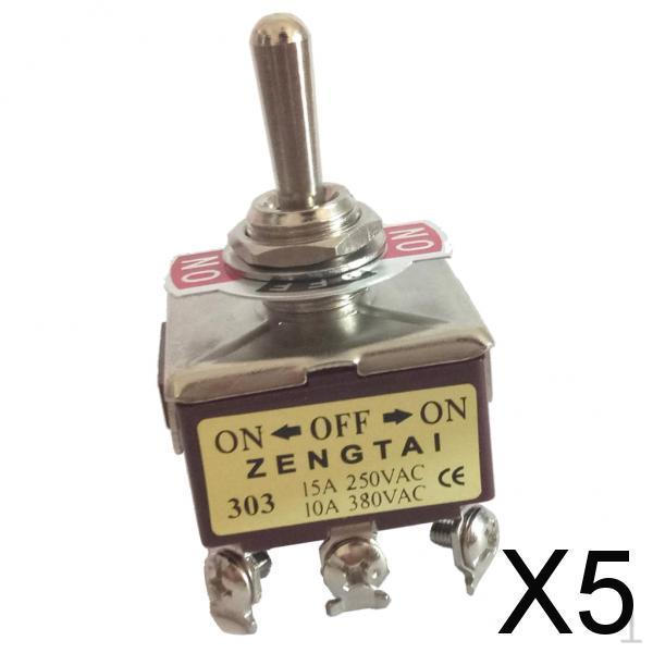 

5x 0/ 380V 10A -on 9 Pin Rocker