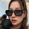New Retro Square Double Bridge Sunglasses For Women Men Fashion Colorful Frame Sun Glasses Shases UV400 Eyeglasses Wholesa