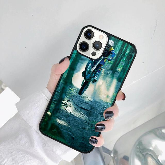 Moto Bike Motocross Phone Case Cover For iPhone 17 Air 15 16 14 11 12 13 Pro MAX Plus