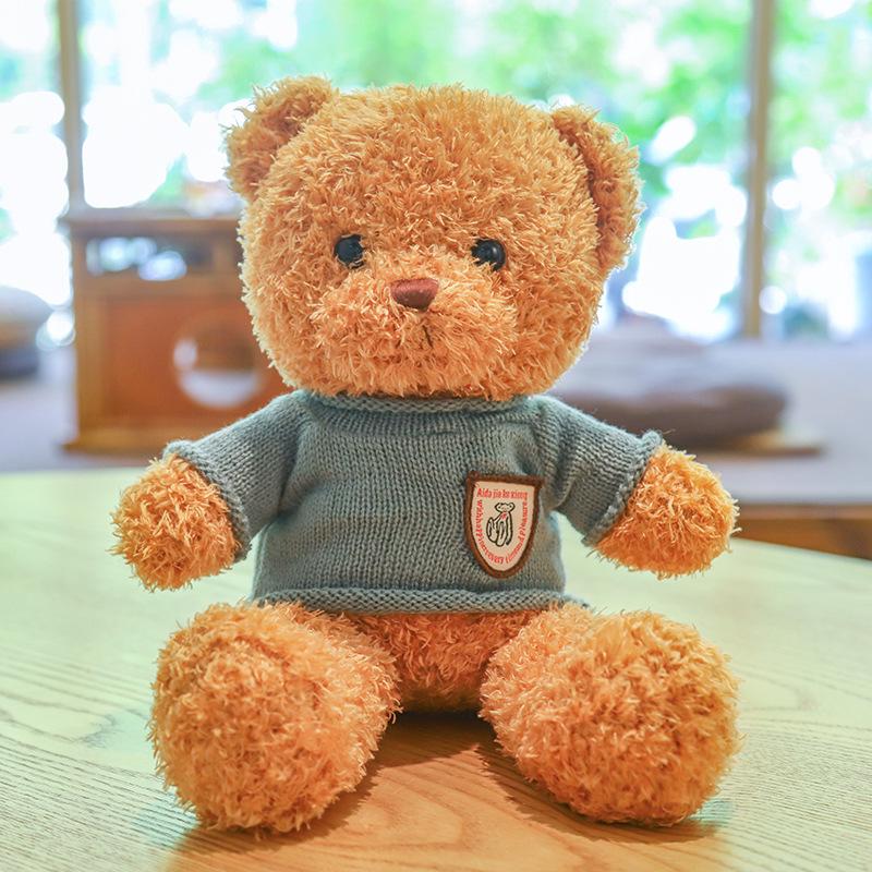 

Плюшевая кукла-мишка в толстовке - Идеальный подарок для девушки или на праздник 30 cm