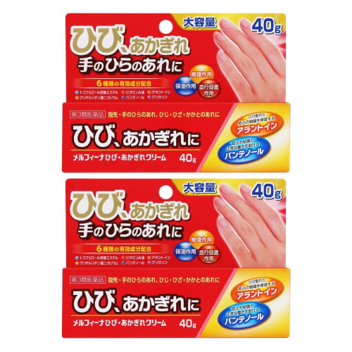

[Third-class OTC drug] Melfina Cracked and Chapped Skin Cream 40g x 2
