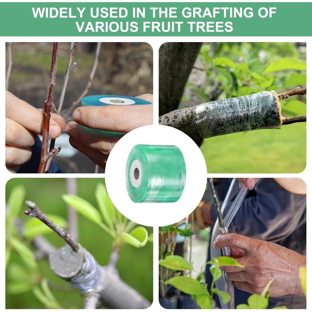 Grafting Film Tape PVC Self-adhesive Stretchable Garden Fruit Tree Plants Tomato Graft Seedlings Vine Protector Wrap Parafilm
