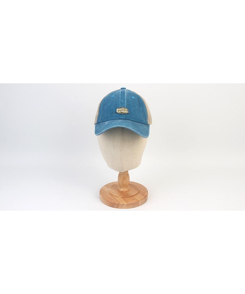 Yunibeosyeolkemiseuteuli Pigment Washing Blue Meshcap