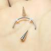 Fashion Lips Ring Stainless Steel Septum Piercing In Mouth Ring Puncture Earrings Hoop Nose Ring Body Piercing Jewelry