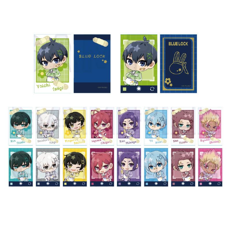 

Blue Lock Торговая фотокарточка Джерси Фартук Коробка Версия. 5-Pack