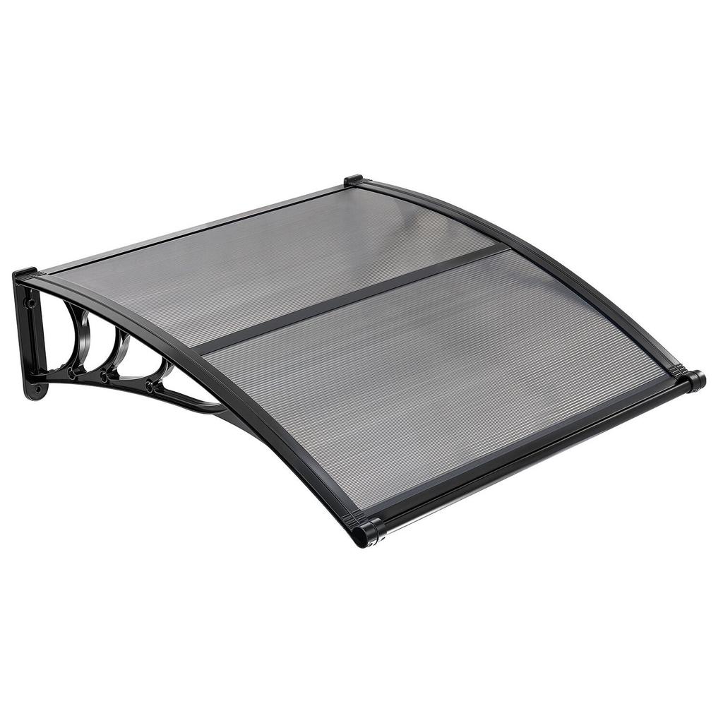 Awnings for Door Entrance, 38 X 40 In, Exterior Front Door Window Awnings with Drainage & ABS Bracket, Rain Snow Sun Protection, Overhang
