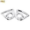 Pair Chrome Front Fog Light Lamp Cover Trim For 2013 2014 2015 Mazda CX-5 New