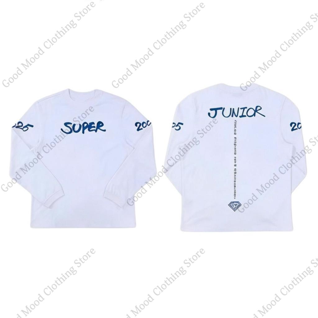 SUPER JUNIOR T Shirt SUPER SHOW 10 SJCORE Same Long Sleeve Tshirt Kpop Fashion Summer High Quality Cotton Short Sleeve Tee Top