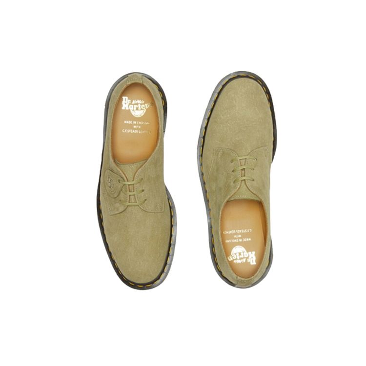 Dr. Martens 1461 Made In England Nubuck Leather Oxford Green Unisex Sneakers 27365300