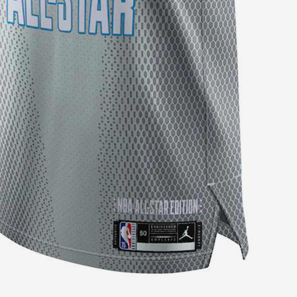 Jordan 2022 All-Star Game NBA Retro Basketball Jersey - James No. 6 Men Tops Gray DH8030-015