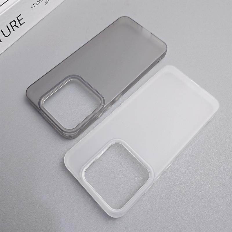Square Matte Silicone Soft Case For Xiaomi Mi 1 14 13 13T 12 12T Pro Ultra Transparent Clear Shockproof Cover Slim Shell