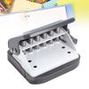 6 Hole Punch 5.5mm Hole Diameter 6mm Feed Depth Loose Leaf Paper Puncher for   B5   Notebook Journal Gray