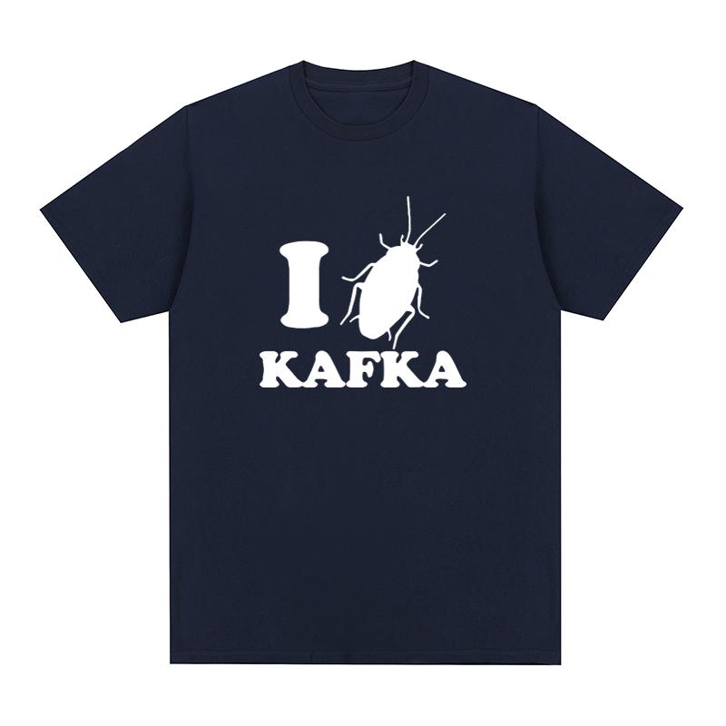 Koszulka I Love Franz Kafka Klasyczna Bawełniana Męska Koszulka Nowa KOSZULKA TSHIRT Damskie Topy