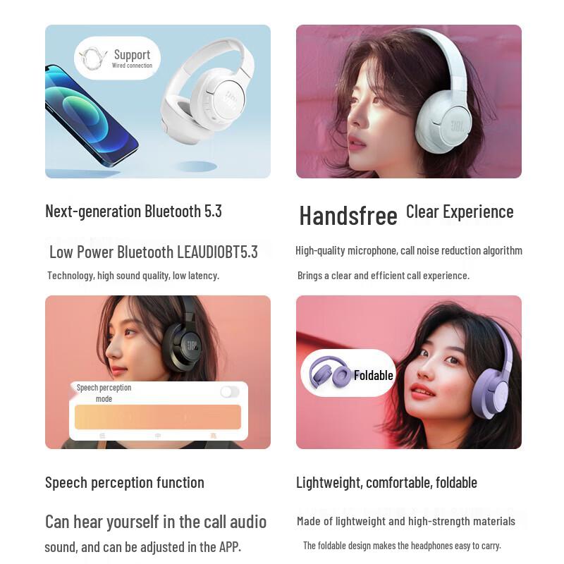 JBL TUNE 720BT Wireless Bluetooth On-Ear Headphones