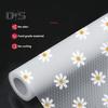 Cabinet Shelf Liner Drawer Mat Non Adhesive Waterproof Flower Print Kitchen Cabinet Liners Reusable Shelf Liners for Pantry Cupboard Dresser Bathroom
