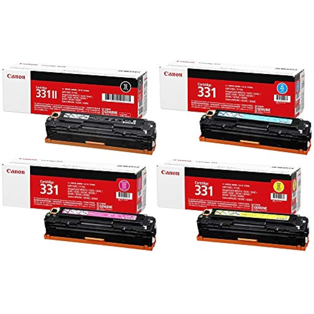 Canon toner cartridge 331II/331 genuine product 4 color set CANON