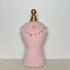 Jewelry Bust Stand Velvets Surfaces Alloy Structure Modern Design Trade Show Retail Display Accessories Organizers