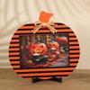 Halloween Wooden Photo Frame Ornament Perfect Party Decor And Photo Prop - Festive Durable Ideal For Halloween Celebrations