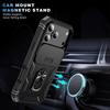 Ring Holder Cameara Protective Phone Case for Apple iPhone 17 Air 16 15 14 13 12 11 Pro Max XS XR Plus with Bumper Cover