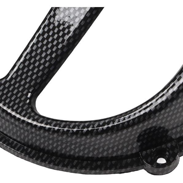 Air Scoop Cap, KIMISS Motorcycle Carbon Fiber Style Engine Cooling Fan Cover Good Heat Dissipation Replacement for GY6 125cc 150cc 152QMI 157QMJ