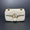 [Pre-Owned] GG Marmont Matelassé Mini Bag 'White' - Excellent #Y1G874