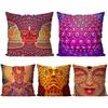 A- Alex Gray Trippy Psychedelic Pillow Case Square Pillow Bedroom Sofa Leisure Comfort Cushion Living Room Home Decoration 40X40