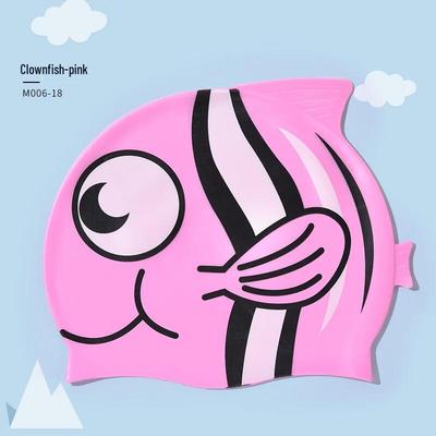 Kids' Cute Clownfish Swim Cap