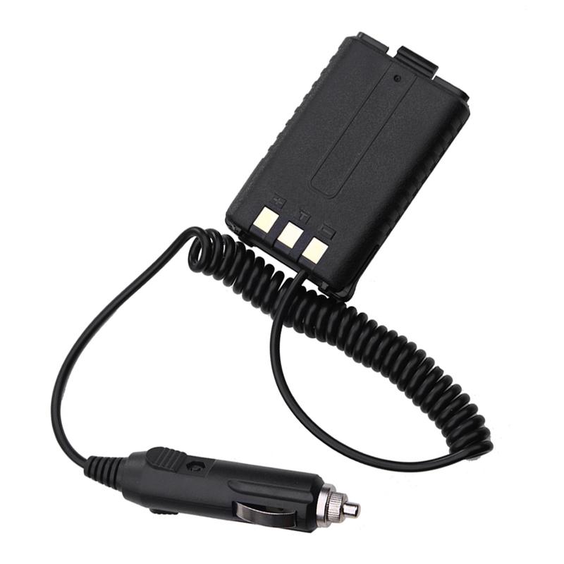12V Car Charger Battery Eliminator for Dual Band Radio UV5R 5RA 5RE