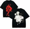 T-shirt per Amanti dell'Anime The Promised Neverland Harajuku Cotone Nuovo Modello High Street Moda Retro Oversize Unisex Classico Coppie