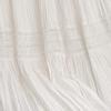 Sisbisa A-Line Hollow-Out High-Waist Midi Skirt