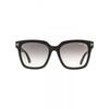 Tom Ford Women S Square SunglaSSeS Tf952 Selby 01b Black  55mm 01b